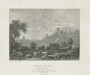 Dudleyn linna: kuparilevykaiverrus, nd [1653-1686] (painettu) tekijältä Michael Burghers