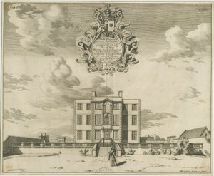 Elmhurst Hall: kuparilevykaiverrus, nd [1653-1686] tekijältä Michael Burghers