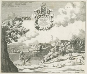 Prestwood Hall: kaiverrus, nd [1753-1827] tekijältä Michael Burghers