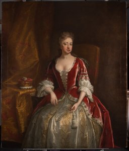 Lady Elizabeth Percyn muotokuva, Charlesin, Somersetin kuudennen herttuan (1667-1722) vaimo