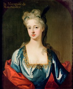 Marquis de Montandren Francois de la Rochefoucauldin vaimon Mary Anne Spanheimin (1682-1772) muotokuva