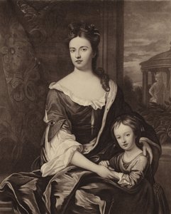 Kuningatar Anne ja hänen poikansa William Gloucesterin herttua