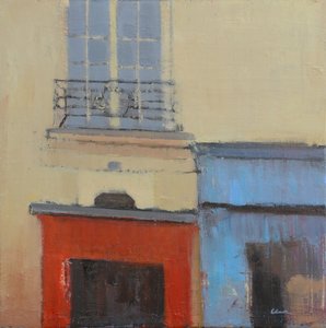 Pariisin värit, 2016 (öljy pellavalle) tekijältä Michael G. Clark