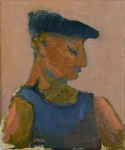 Dapper Man, markkinapäivä, 2016 (öljy pellavalle) tekijältä Michael G. Clark