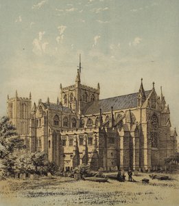 Riponin katedraali, Yorkshire (väri litho)