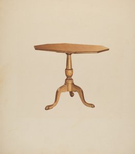 Pöytäjalusta, 19351942.