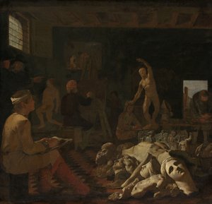Maalarin studio