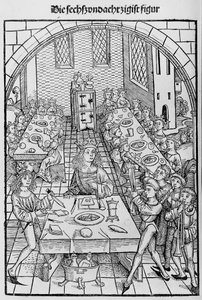 Pelastuksen ja ikuisen onnen rikkauksien aarre tai pyhäkkö, 1491. tekijältä Michael Wolgemut
