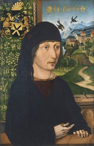 Levinus Memmingerin muotokuva, noin 1485 tekijältä Michael Wolgemut