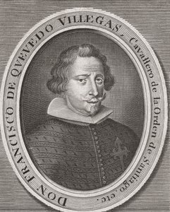 Francisco Gómez de Quevedo ja Santibáñez Villegas. tekijältä Michael van der (after) Gucht