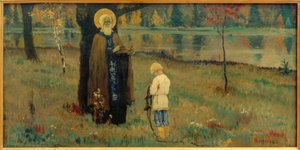 Vision des Knaben Bartholomäus tekijältä Michail Wassiljewitsch Nesterow