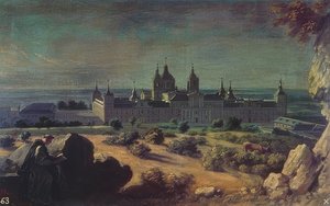 San Lorenzon kuninkaallinen luostari, El Escorial. Noin 1722