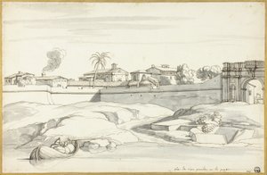 Maisema joen varrella