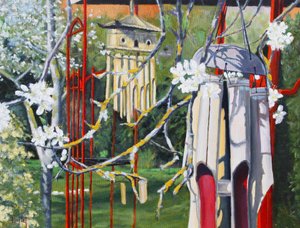 Le Printemps Musical, 2003 (öljy kartongille) tekijältä Michel Bultet