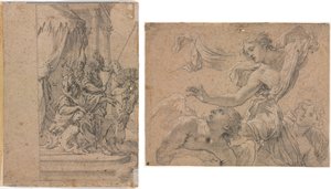 Studies of Angels (recto); Panthea ennen Cyrosta? (käänteinen) tekijältä Michel Dorigny
