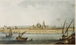 Tver (Venäjä). (1931-1991 kaupungin nimi oli Kalinin). Kuvaus uusklassisesta kaupungista, koska se rakennettiin uudelleen sen jälkeen, kun se tuhoutui tulipalossa vuonna 1763, sekä toimintaa kaupunkia rajaavalla Volgalla. Michel Fr