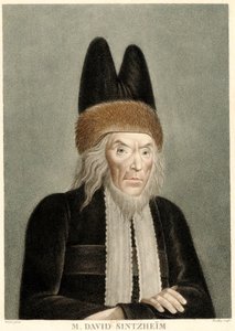 David Sintzheimin muotokuva 1745-1812, 1800-luku.