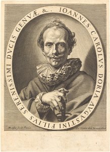 Jean Charles Doria tekijältä Michel Lasne after Simon Vouet