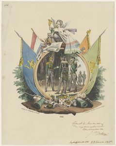 Mitali Leidenin yliopiston vapaaehtoisten metsästäjien kanssa, 1830