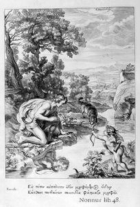 Narcissus rakastunut omaan heijastukseensa, 1655