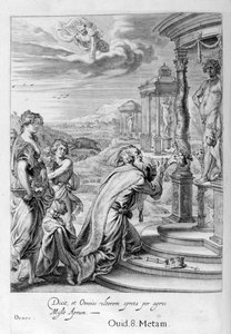 Oeneus, Calydonin kuningas, joka on laiminlyönyt Dianan uhrauksessa, saa rangaistuksen hänen jumalattomuudestaan, 1655