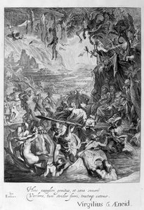 Helvetin kohtaus, 1655 tekijältä Michel de Marolles