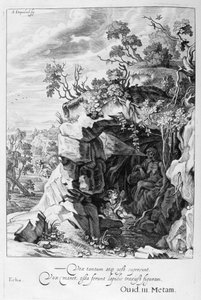 Nymfi Echo muuttui ääneksi, 1655 tekijältä Michel de Marolles