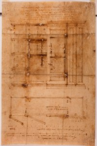 Kaapin piirustus tekijältä Michelangelo (after) Buonarroti