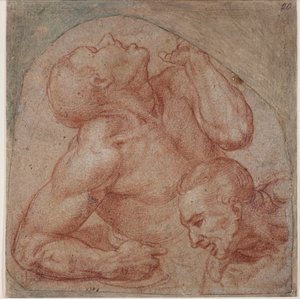 Kopio viimeisestä tuomiosta tekijältä Michelangelo (after) Buonarroti