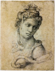 Kleopatra, noin 1535 tekijältä Michelangelo Buonarroti