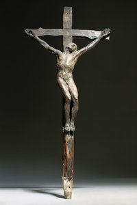 Kristuksen ristiinnaulitsemisryhmä, hyvä varas ja paha varas tekijältä Michelangelo Buonarroti