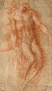 Pieta, n. 1530-36 (punainen liitu) tekijältä Michelangelo Buonarroti