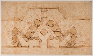 Suunnitelma portin linnoittamisesta tekijältä Michelangelo Buonarroti