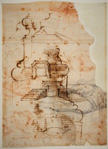 Suunnitelmat portaita varten tekijältä Michelangelo Buonarroti