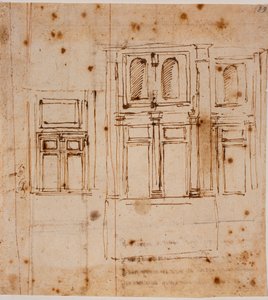 Laurentian kappelin seinäesitteet tekijältä Michelangelo Buonarroti