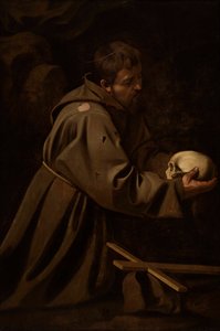 Pyhä Franciscus meditaatiossa, noin 1606.