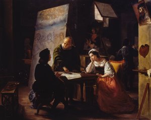 Raphaelin studiossa tekijältä Michelangelo Fumagalli
