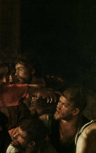 Lasaruksen ylösnousemus (238777:n yksityiskohta) tekijältä Michelangelo Merisi Caravaggio