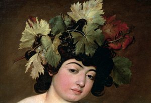Bacchus, n. 1589 (öljy kankaalle)