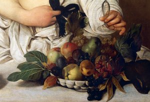 Bacchus, detail with Bowl of fruit, c.1589 (oil on canvas)   1340426   fi       finnish Successfully Translated  Original: Portrait of Vincenzo Monti 1754-1828, 1808. Translat: Portrait of Vincenzo Monti 1754-1828, 1808. 1201828 fi finnish Successfully Tra tekijältä Michelangelo Merisi da Caravaggio