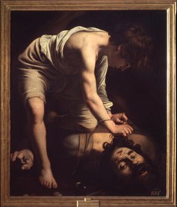 Daavid ja Goljat maalaus Michelangelo Merisi dit Le Caravaggio ou il Caravaggio