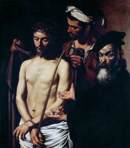 Ecce Homo, n. 1605 (öljy kankaalle) tekijältä Michelangelo Merisi da Caravaggio