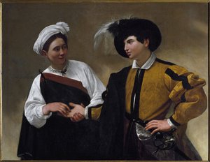 Ennustaja (öljy kankaalle tekijältä Michelangelo Merisi da Caravaggio