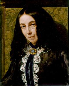 Elizabeth Barrett BROWNING, Muotokuvan yksityiskohta