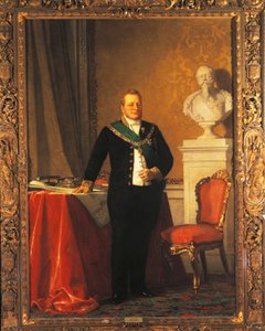Camillo Benson, Cavourin kreivin muotokuva (öljy kankaalle)