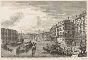 Näkymät Venetsiaan: Canal Grande, 1741. tekijältä Michele Marieschi