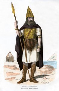 Soturi, mahdollisesti gallialainen tai frankkilainen, 1882-1884. tekijältä Michelz