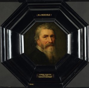 Lubbert Gerritszin muotokuva, noin 1607 (öljy paneelille). tekijältä Michiel Jansz. van Mierevelt
