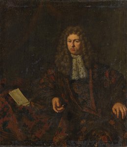 Nicolaes Witsenin (1641-1717) muotokuva tekijältä Michiel van Musscher (signed by artist)