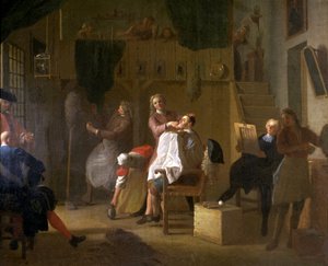 Barbershop tekijältä Miguel Angel Houasse